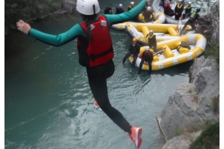 Rafting en río Mijares en Montanejos